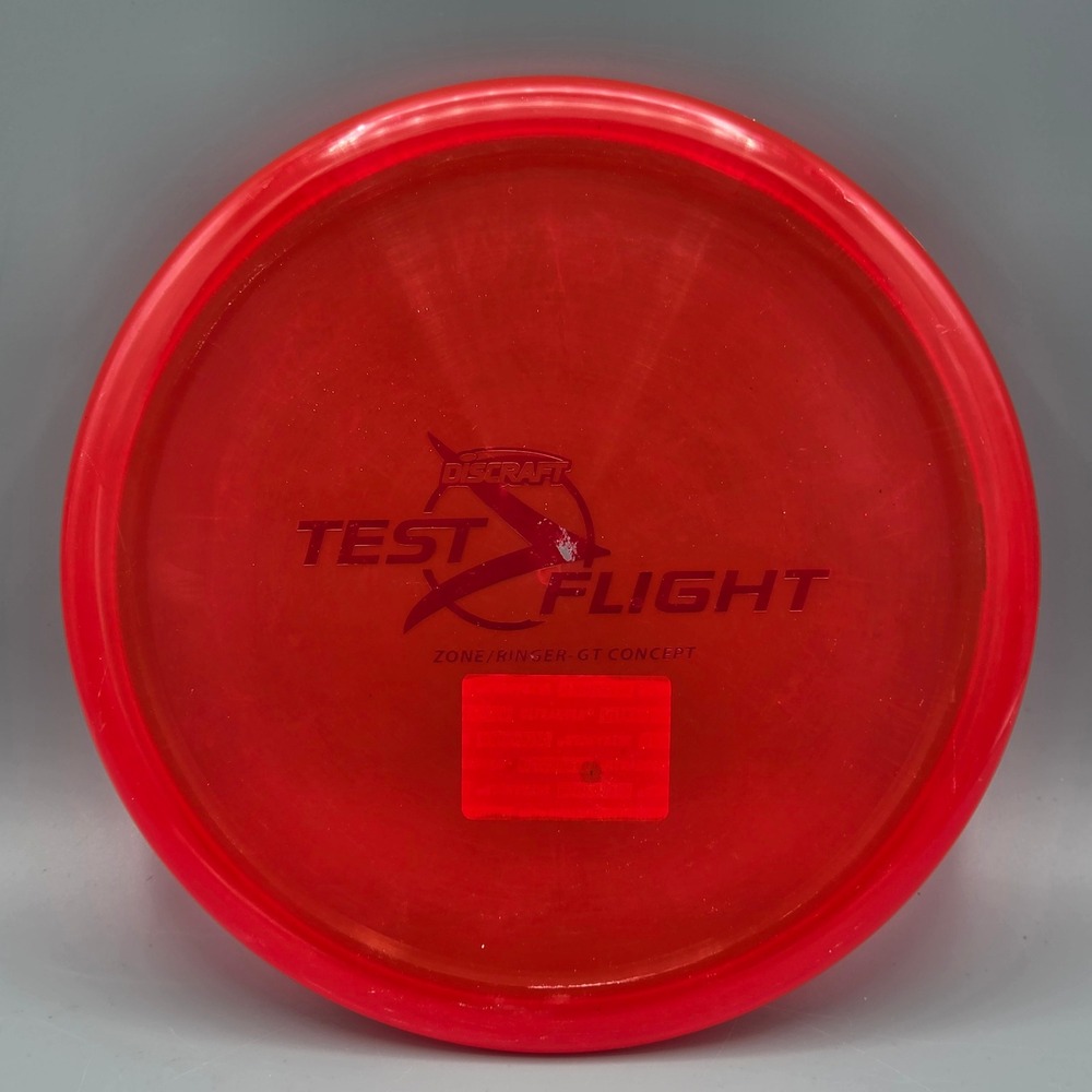 Discraft Disc Golf Putter 173-174g Red Test Flight Zone Ringer GT Concept